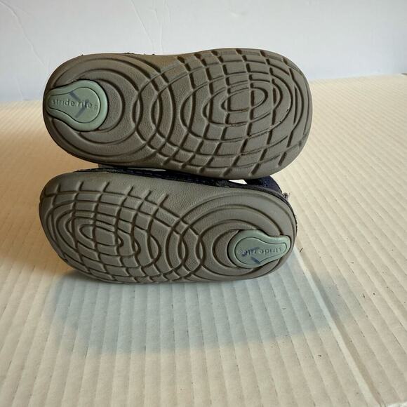 Stride Rite SM Sonny Boys Navy Blue Leather Fisherman Sandals Toddler Size 4M - Picture 9 of 9